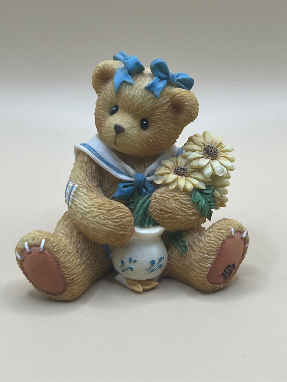 🐻 Cherished Teddies "Brown-Eyed Susan" Figurine (1996) 🌻